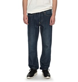 dcshoes, Worker Stone Wash Straight - Jean coupe droite, STONE WASH (bhlw) Worker Stone Wash Straight - Straight Fit Jeans EDYDP03338