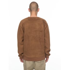 dcshoes, Atchison - Sweatshirt imitation suède, RAW UMBER (cmj0) Atchison - Faux Suede Sweatshirt EDYFT03299
