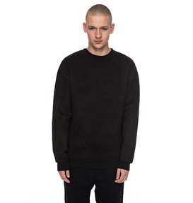 dcshoes, Atchison - Sweatshirt imitation suède, BLACK (kvj0) Atchison - Faux Suede Sweatshirt EDYFT03299
