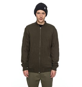 dcshoes, Leland - Veste bomber en jersey matelassé, DARK OLIVE (csn0) Leland - Quilted Jersey Bomber EDYFT03310