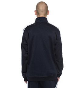 dcshoes, Men's Zimpel Polar Fleece Track Jacket, DARK INDIGO (byj0) Zimpel - Polar Fleece Track Jacket EDYFT03312
