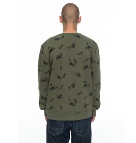 dcshoes, Men's Ranstead Sweatshirt, VINTAGE GREEN TIGER AMBUSH (gzj6) Ranstead - Sweatshirt EDYFT03321