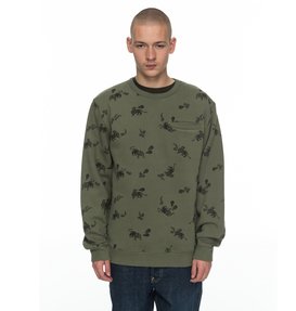 dcshoes, Men's Ranstead Sweatshirt, VINTAGE GREEN TIGER AMBUSH (gzj6) Ranstead - Sweatshirt EDYFT03321