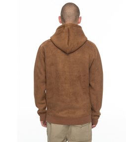dcshoes, Atchison - Sweat à capuche imitation suède, RAW UMBER (cmj0) Atchison - Faux-suede Hoodie EDYFT03322