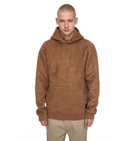 dcshoes, Atchison - Sweat à capuche imitation suède, RAW UMBER (cmj0) Atchison - Faux-suede Hoodie EDYFT03322