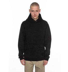 dcshoes, Atchison - Sweat à capuche imitation suède, BLACK (kvj0) Atchison - Faux-suede Hoodie EDYFT03322