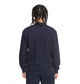 dcshoes, Men's Glenties Zip Up Sweatshirt, DARK INDIGO (byj0) Glenties - Zip-Up Sweatshirt EDYFT03359