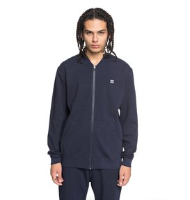 dcshoes, Men's Glenties Zip Up Sweatshirt, DARK INDIGO (byj0) Glenties - Zip-Up Sweatshirt EDYFT03359