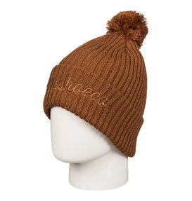 dcshoes, Trilogy - Bonnet à pompon, LEATHER BROWN (cpl0) Trilogy - Bobble Hat EDYHA03050