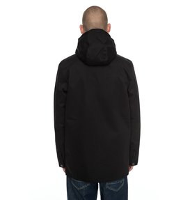 dcshoes, Men's Oxford Water Resistant Field Jacket, BLACK (kvj0) Oxford - Water-Resistant Field Jacket EDYJK03127