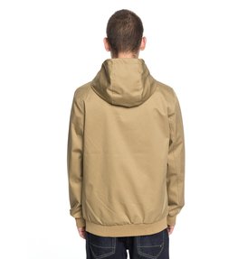 dcshoes, Men's Ellis Light 3 Water Resistant Hooded Jacket, KHAKI (clm0) Ellis Light 3 - Water-Resistant Hooded Jacket EDYJK03142