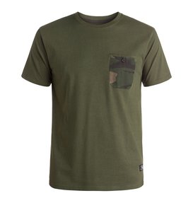 dcshoes, Lubbock - Tee-Shirt à poche, BOLD CAMO GREEN (ktf2) Lubbock - Pocket T-Shirt EDYKT03273