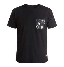 dcshoes, Lubbock - Tee-Shirt à poche, BLACK ETHNIC PRINT (kvj5) Lubbock - Pocket T-Shirt EDYKT03273