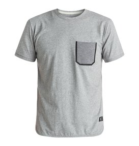 dcshoes, Beryle - Tee-Shirt à poche, HEATHER GREY (knfh) Beryle - Pocket T-Shirt EDYKT03279