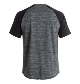 dcshoes, Enderlin - Tee-Shirt à manches courtes et col henley, CHARCOAL HEATHER (kteh) Enderlin - Short Sleeve Henley EDYKT03317