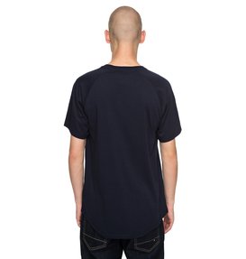 dcshoes, Men's Basic Raglan Pocket Tee, DARK INDIGO (byj0) BASIC POCKET RAGLAN EDYKT03369