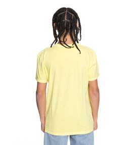 dcshoes, Men's Dyed Tee, LEMON MERINGUE (yzl0) Dyed - T-Shirt EDYKT03375