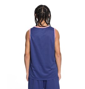 dcshoes, Men's Eglinton Basketball Tank, SODALITE BLUE (byb0) Eglinton - Basketball Vest EDYKT03392