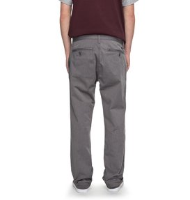 dcshoes, Men's Worker Straight Heather Chinos, GREY HEATHER (knfh) Worker Straight Heather - Chinos EDYNP03072