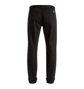 black slim chino pants mens