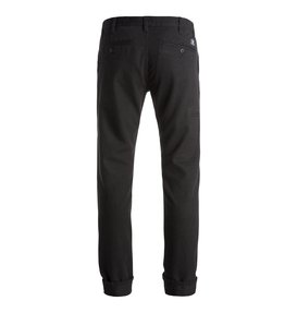 dcshoes, Skinny Slim Fit 32" - Pantalon, BLACK (kvj0) Skinny Slim Fit 32" - Chinos EDYNP03087