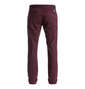 dcshoes, Worker Slim Fit 32" - Pantalon, WINETASTING (rtf0) Worker Slim Fit 32" - Chinos EDYNP03105