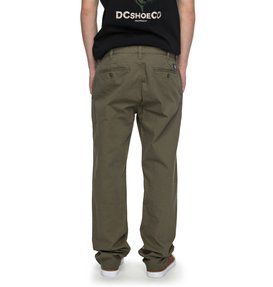 dcshoes, Worker Straight 32" - Pantalon chino, VINTAGE GREEN (gzj0) Worker Straight 32" - Chinos EDYNP03107
