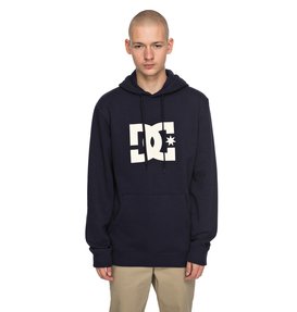 dcshoes, Men's Star Hoodie, DARK INDIGO/ANTIQUE WHITE (byj8) Star - Hoodie EDYSF03107