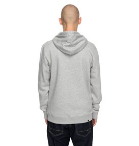 dcshoes, Men's Star Zip Up Hoodie, HEATHER GREY /DARK INDIGO (knf6) Star - Zip-Up Hoodie EDYSF03108
