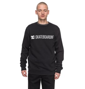 dcshoes, Men's Minimal Sweatshirt, BLACK (kvj0) Minimal - Sweatshirt EDYSF03137