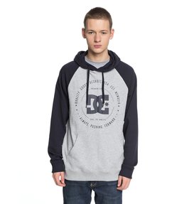 dcshoes, Men's Rebuilt Hoodie, DARK INDIGO/ HEATHER GREY (xbbs) Rebuilt - Hoodie EDYSF03145
