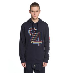 dcshoes, Men's Cycles Lines Hoodie, DARK INDIGO (byj0) Cycles Lines - Hoodie EDYSF03153