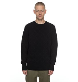 dcshoes, Solidify - Pull en maille, BLACK (kvj0) Solidify - Diamond-Knit Jumper EDYSW03027