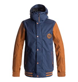 dcshoes, DCLA SE - Veste de snow, WAXED LEATHER BROWN (cpl1) DCLA SE - Snow Jacket EDYTJ03047