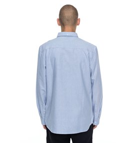 dcshoes, Men's Classic Oxford Long Sleeve Shirt, LIGHT BLUE (bfn0) Classic Oxford - Long Sleeve Shirt EDYWT03157