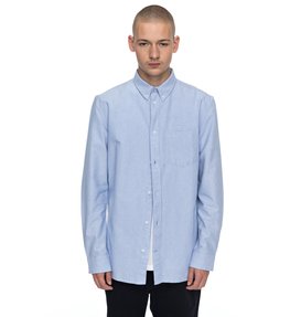dcshoes, Men's Classic Oxford Long Sleeve Shirt, LIGHT BLUE (bfn0) Classic Oxford - Long Sleeve Shirt EDYWT03157