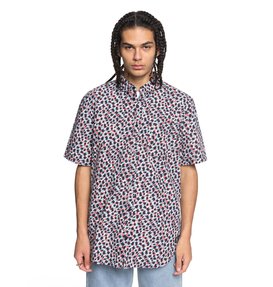 dcshoes, Men's Hepscott Short Sleeve Shirt, DARK INDIGO (byj0) Hepscott - Short Sleeve Shirt EDYWT03191