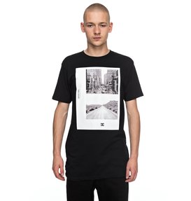 dcshoes, Men's Keep Moving Tee, BLACK (kvj0) Keep Moving - T-Shirt EDYZT03705