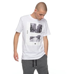 dcshoes, Men's Keep Moving Tee, SNOW WHITE (wbb0) Keep Moving - T-Shirt EDYZT03705