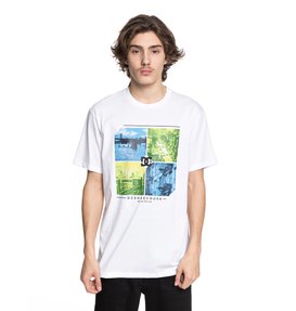 dcshoes, City To State - T Shirt col rond, SNOW WHITE (wbb0) City To State - T-Shirt EDYZT03765