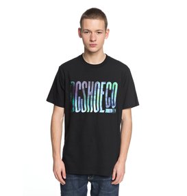 dcshoes, Men's Trippy Typed Tee, BLACK (kvj0) Trippy Typed - T-Shirt EDYZT03773