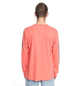 dcshoes, Men's Laser Beam Long Sleeve Tee, PORCELAIN ROSE (mke0) Laser Beam - Long Sleeve T-Shirt EDYZT03774