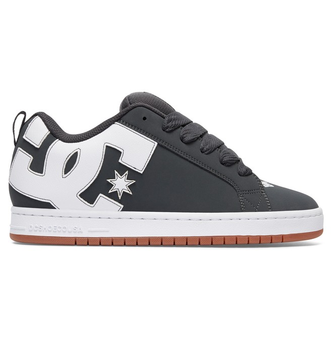 dcshoes, Men's Court Graffik Shoes, GREY/GUM (2gg) 0 Men's Court Graffik Shoes Grey 300529 DC Shoes