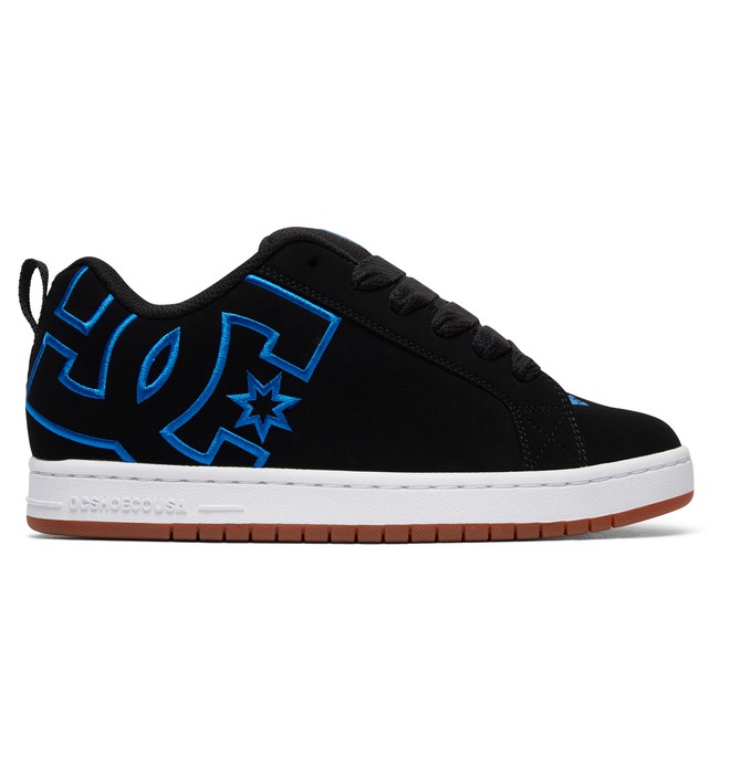dcshoes, Court Graffik - Shoes, BLACK/BLACK/BLUE (xkkb) 0 Court Graffik - Shoes Black 300529 DC Shoes