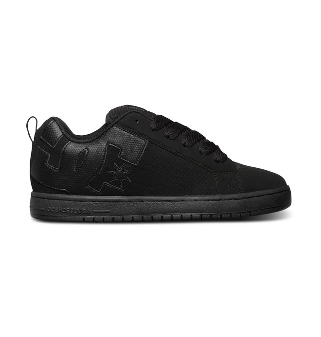 dcshoes, Men's Court Graffik Shoes, BLACK/BLACK/BLACK (xkkk) 0 Men's Court Graffik Shoes Black 300529 DC Shoes
