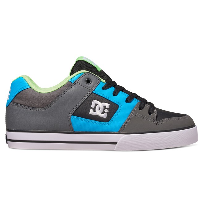 dcshoes, Men's Pure Shoes, GREY/GREEN/BLUE (xsgb) 0 Men's Pure Shoes Grey 300660 DC Shoes