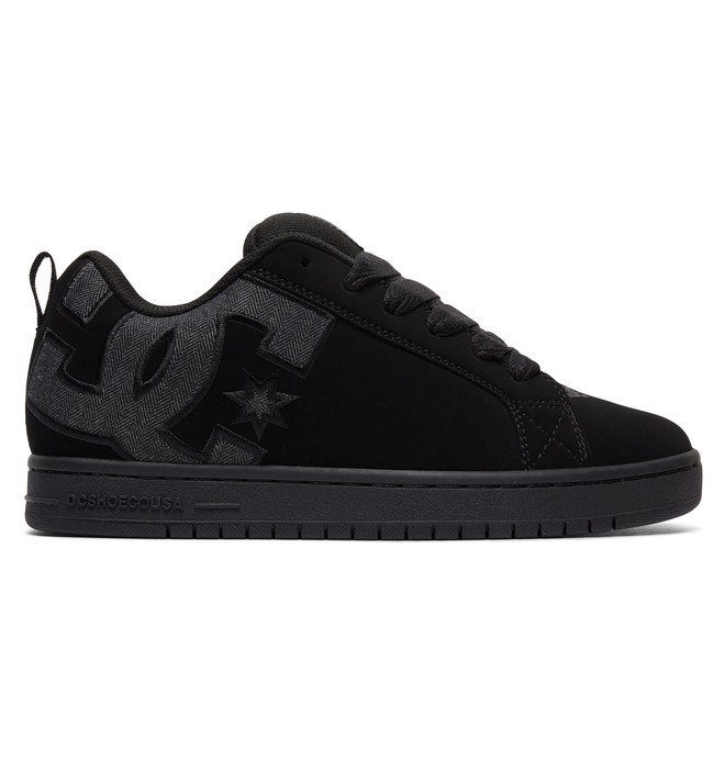 dcshoes, Men's Court Graffik SE Shoes, BLACK/HEATHER GREY (bhe) 0 Men's Court Graffik SE Shoes Black 300927 DC Shoes