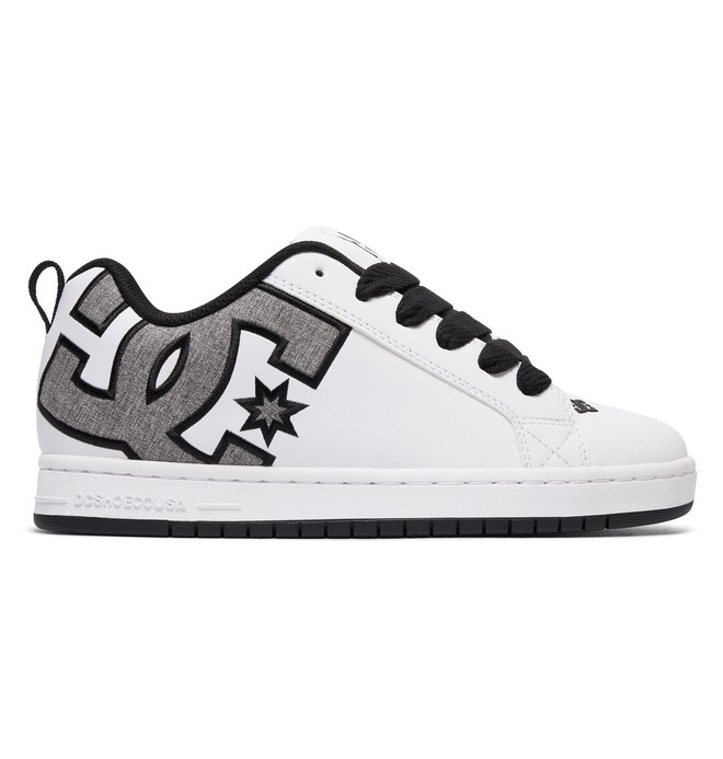dcshoes, Men's Court Graffik SE Shoes, WHITE/HEATHER GREY (whh) 0 Men's Court Graffik SE Shoes White 300927 DC Shoes