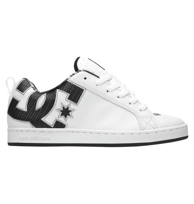 dcshoes, Women's Court Graffik SE Shoes, WHITE/M SILVER (wm5) 0 Women's Court Graffik SE Shoes White 301043 DC Shoes