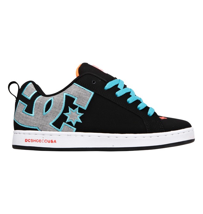 dcshoes, Women's Court Graffik SE Shoes, BLACK/FLUORESCENT ORANGE (kfo) 0 Women's Court Graffik SE Shoes Black 301043 DC Shoes
